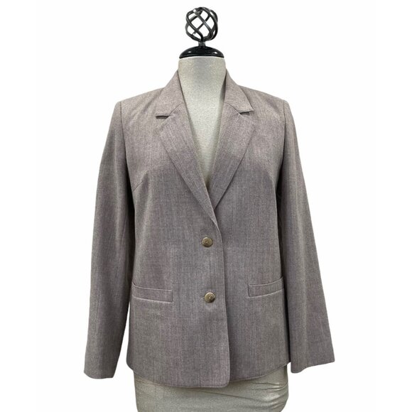 Edinburgh‎ Woollen Mills Blazer Womems 12 Wool Academia Vtg English Countryside - Picture 1 of 8